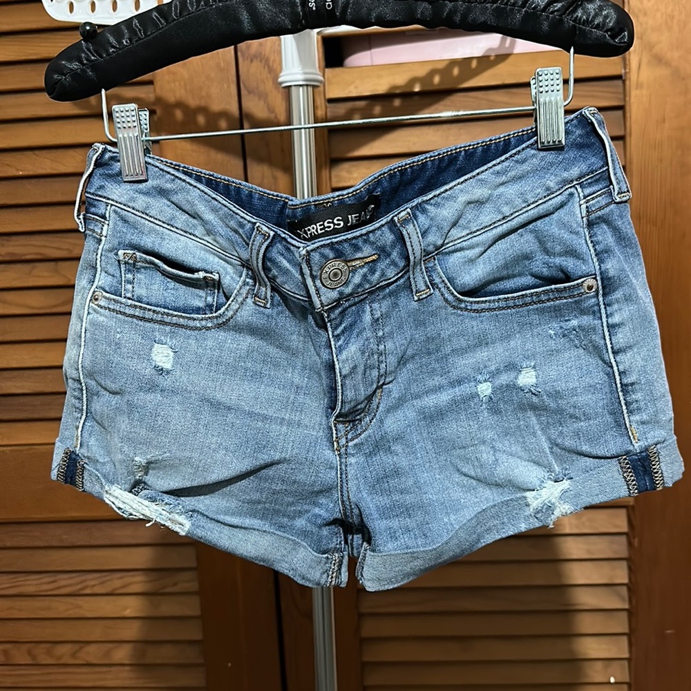 Express Denim Shorts